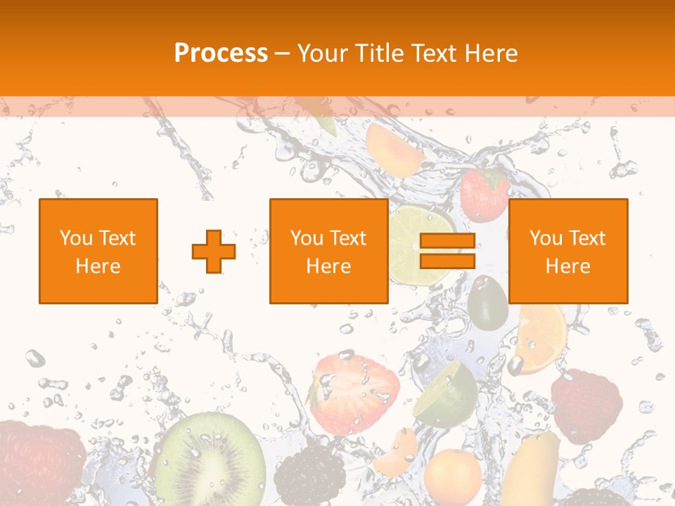 Color Macro Falling PowerPoint Template