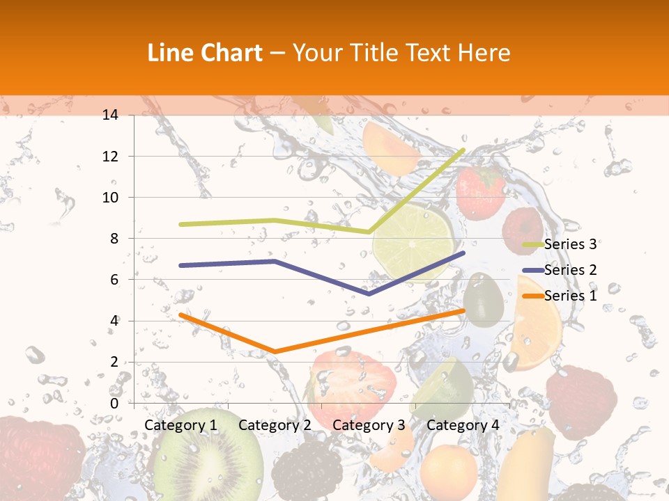 Color Macro Falling PowerPoint Template