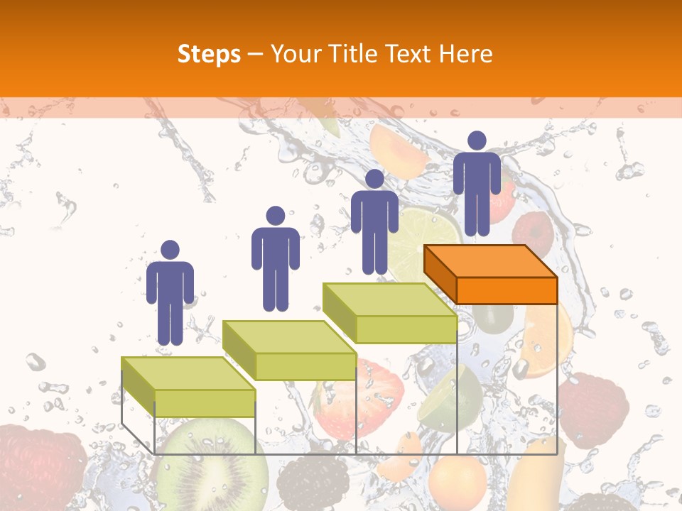 Color Macro Falling PowerPoint Template