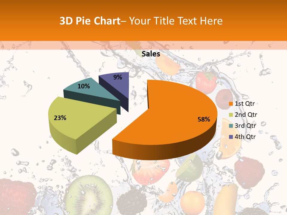 Color Macro Falling PowerPoint Template