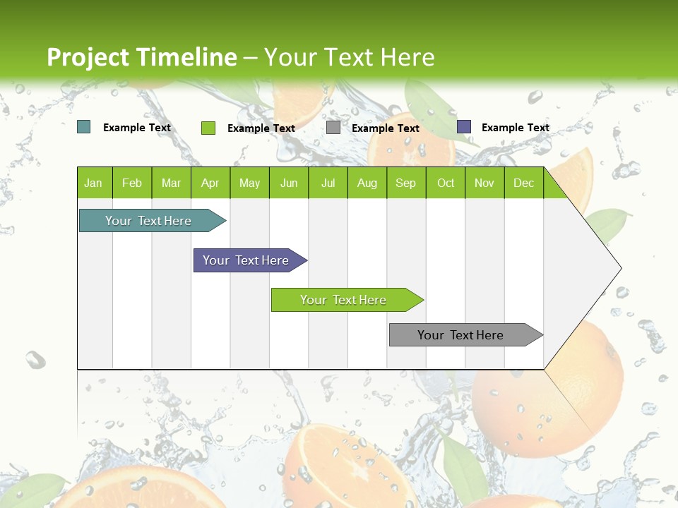 Refreshment Taste Orange PowerPoint Template
