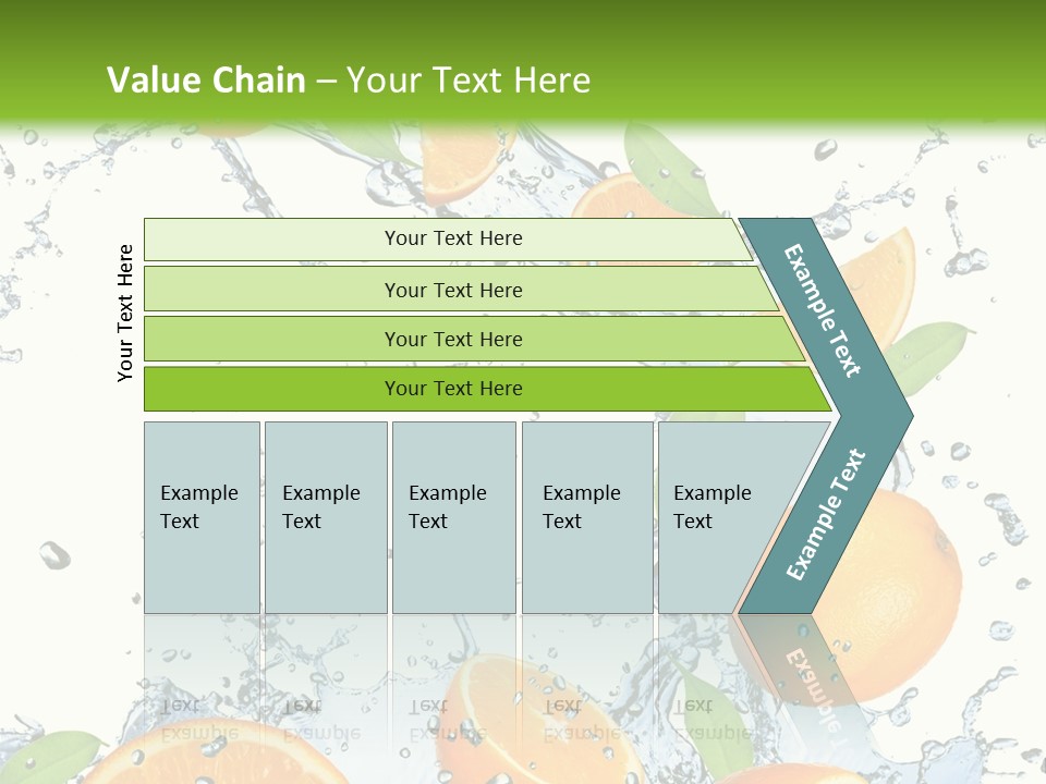 Refreshment Taste Orange PowerPoint Template