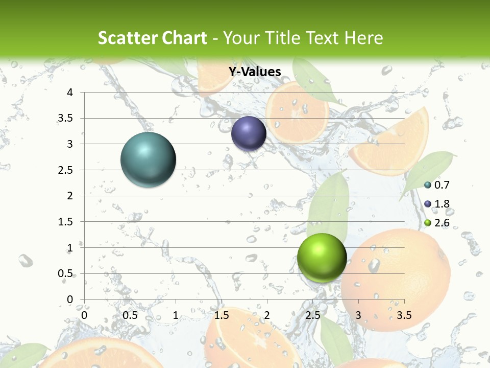 Refreshment Taste Orange PowerPoint Template