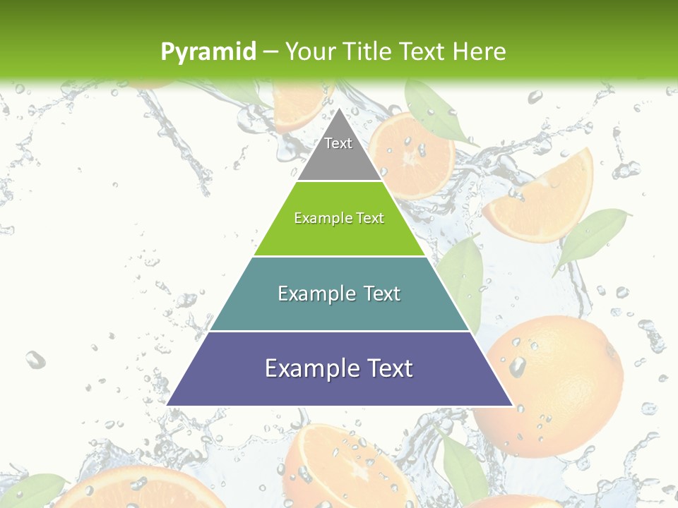 Refreshment Taste Orange PowerPoint Template
