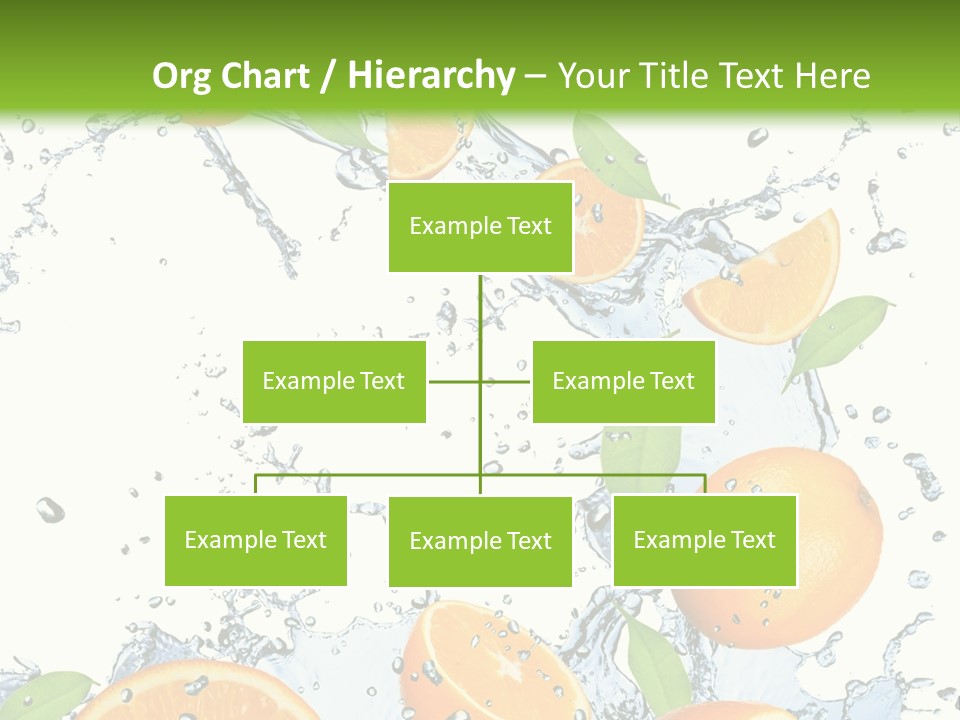 Refreshment Taste Orange PowerPoint Template