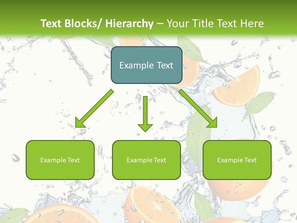 Refreshment Taste Orange PowerPoint Template