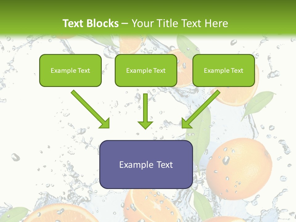 Refreshment Taste Orange PowerPoint Template