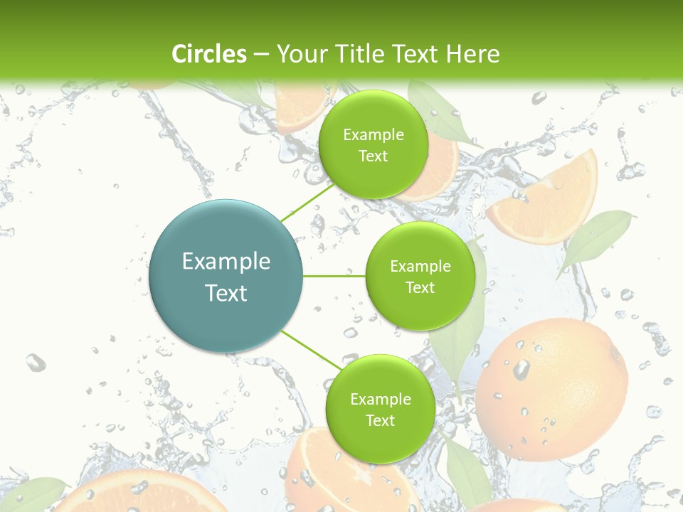 Refreshment Taste Orange PowerPoint Template
