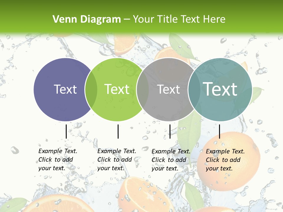 Refreshment Taste Orange PowerPoint Template
