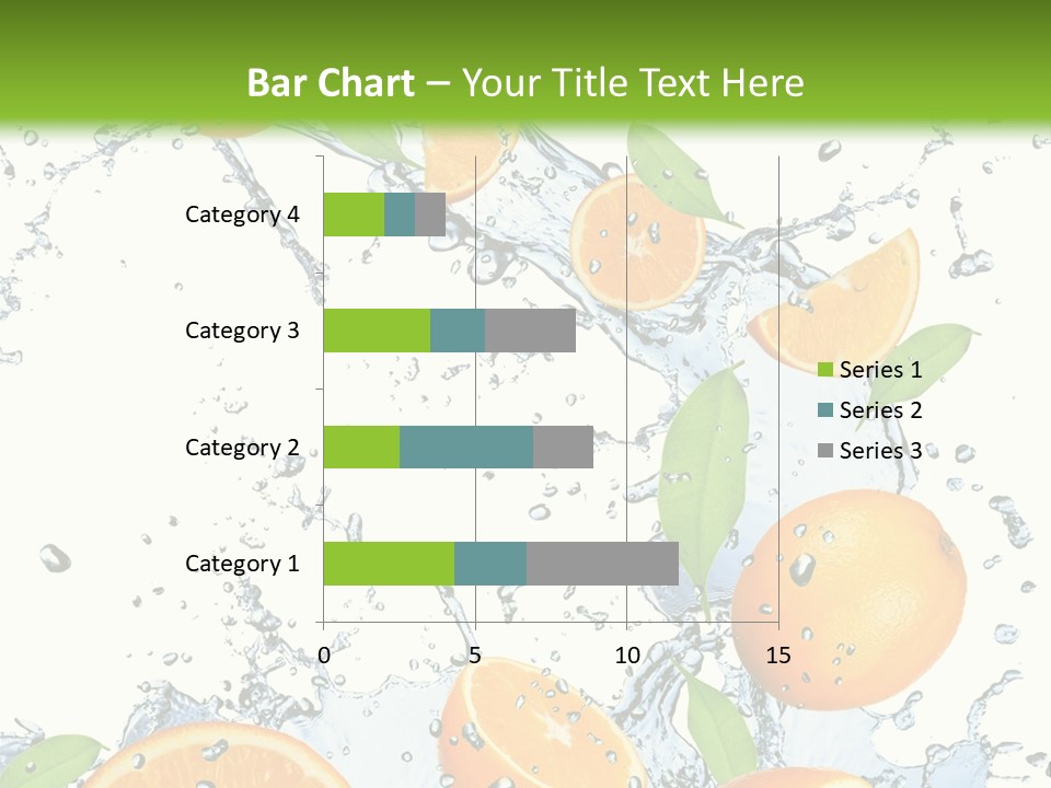 Refreshment Taste Orange PowerPoint Template