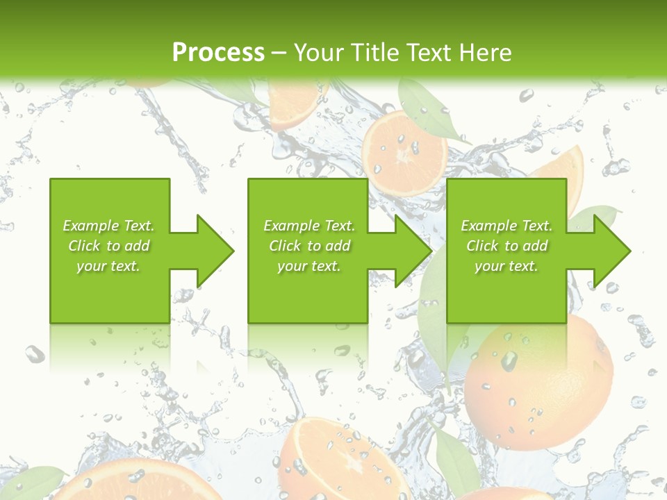 Refreshment Taste Orange PowerPoint Template