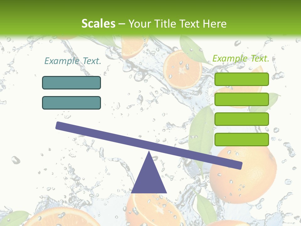 Refreshment Taste Orange PowerPoint Template