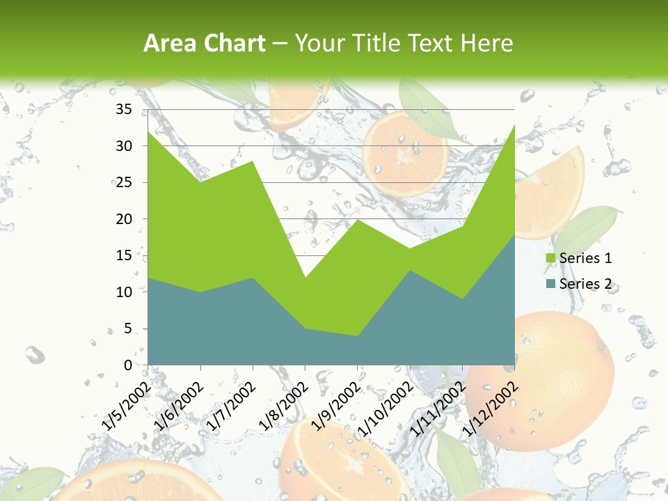 Refreshment Taste Orange PowerPoint Template