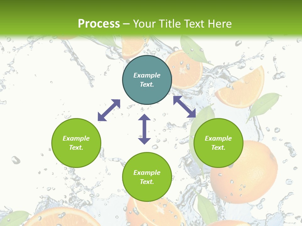 Refreshment Taste Orange PowerPoint Template