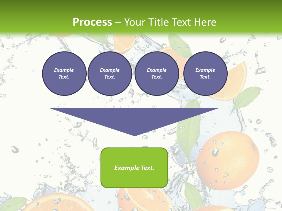 Refreshment Taste Orange PowerPoint Template