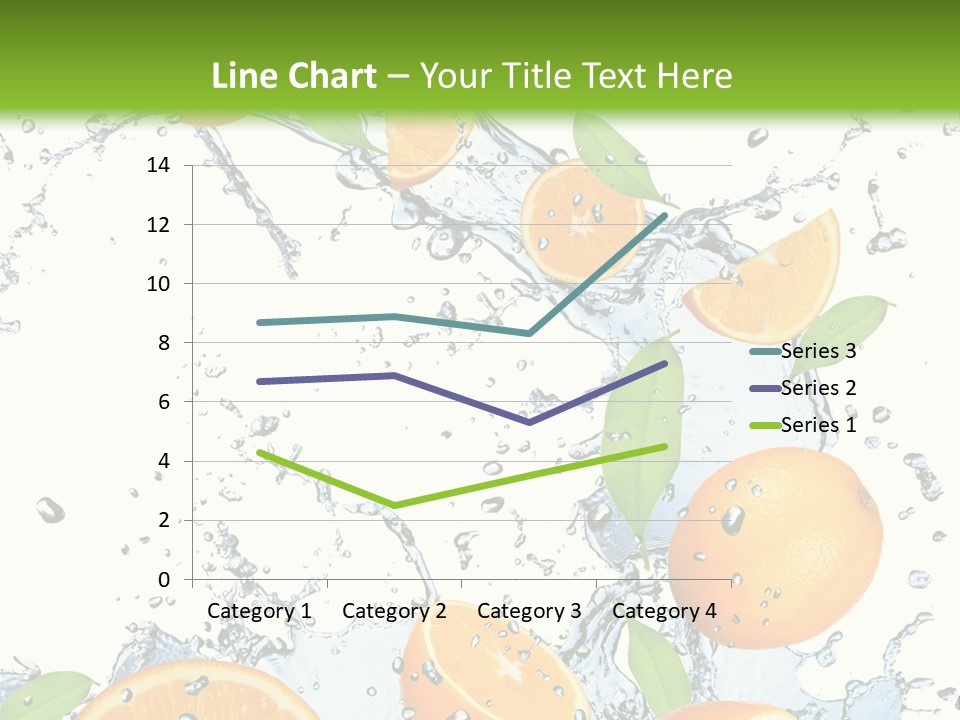 Refreshment Taste Orange PowerPoint Template