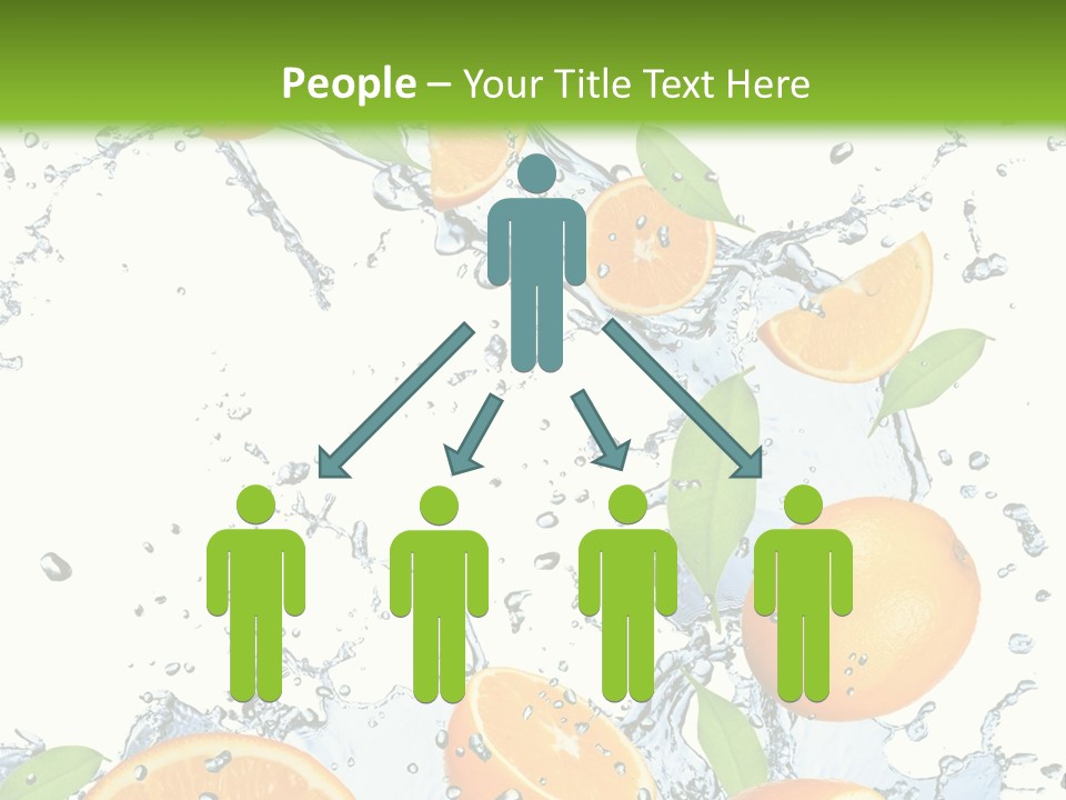 Refreshment Taste Orange PowerPoint Template