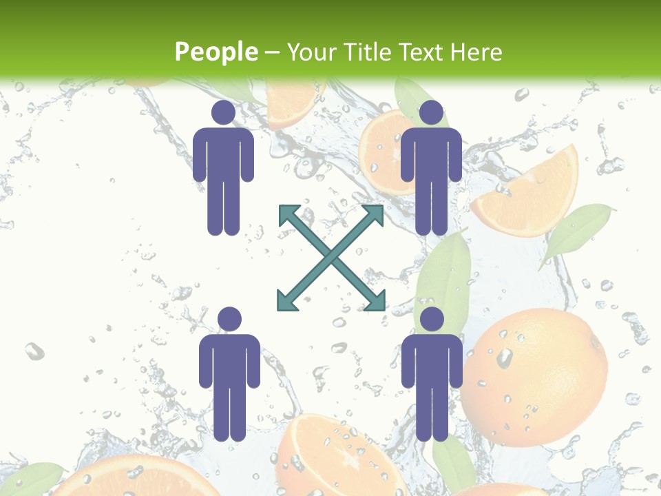 Refreshment Taste Orange PowerPoint Template