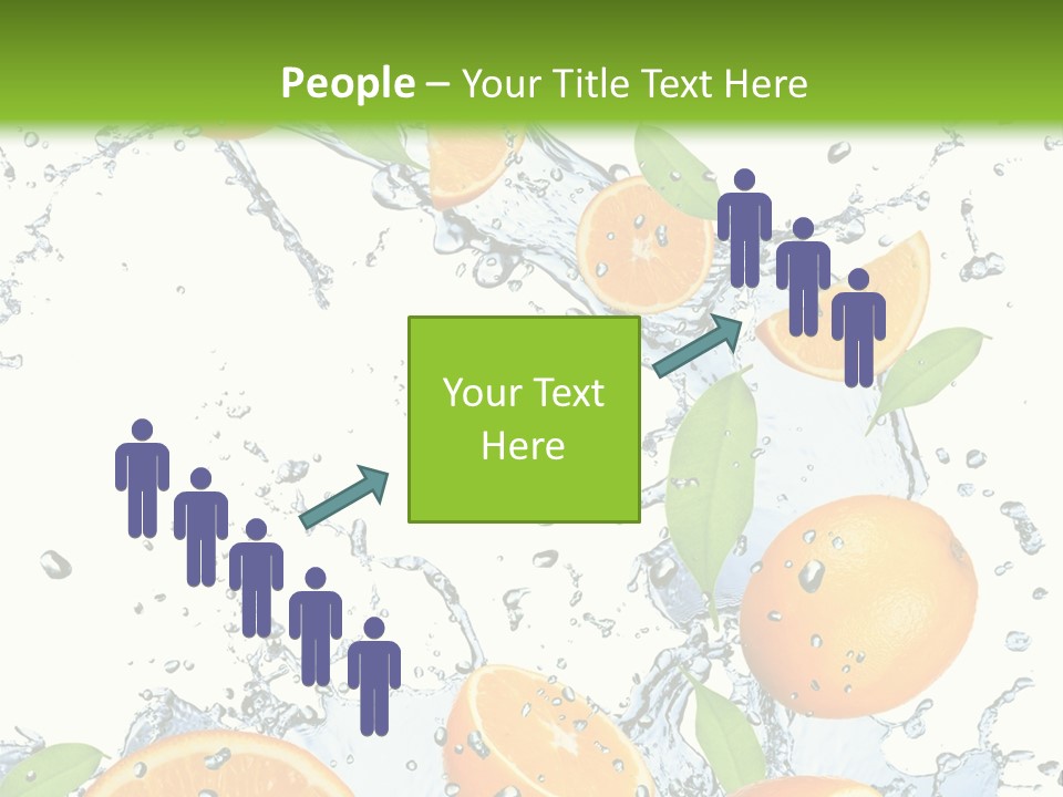 Refreshment Taste Orange PowerPoint Template