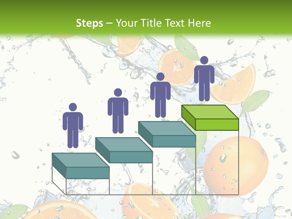 Refreshment Taste Orange PowerPoint Template