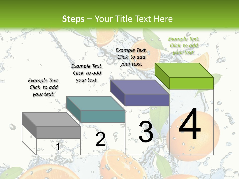 Refreshment Taste Orange PowerPoint Template