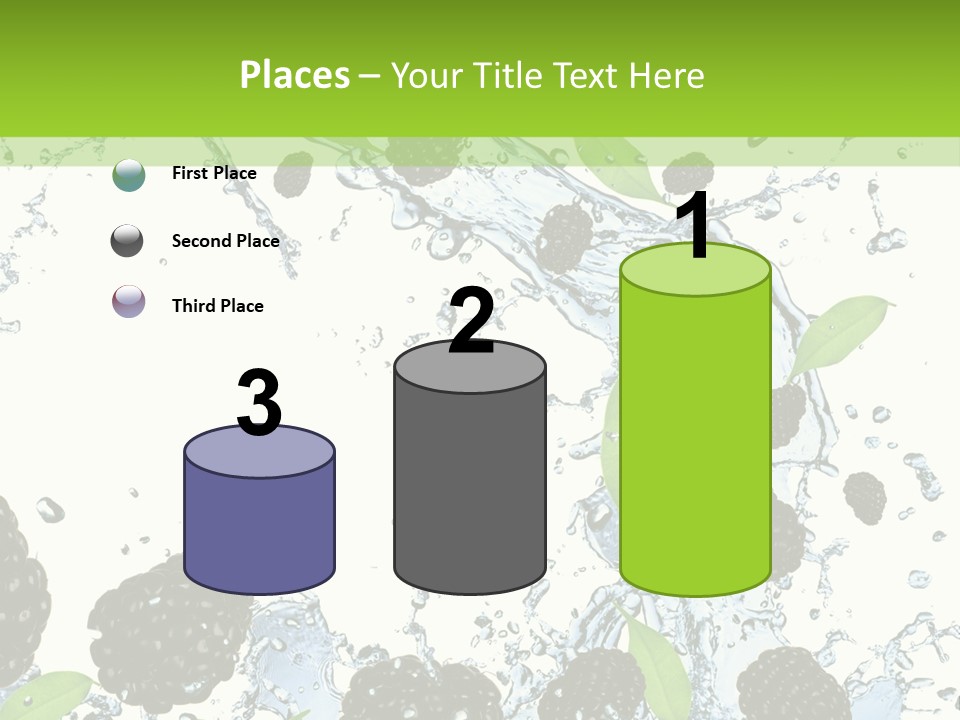 Birthday Food Cup PowerPoint Template