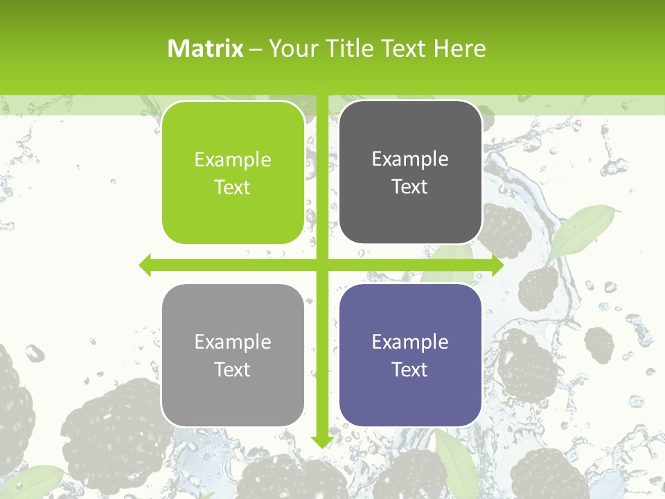 Birthday Food Cup PowerPoint Template