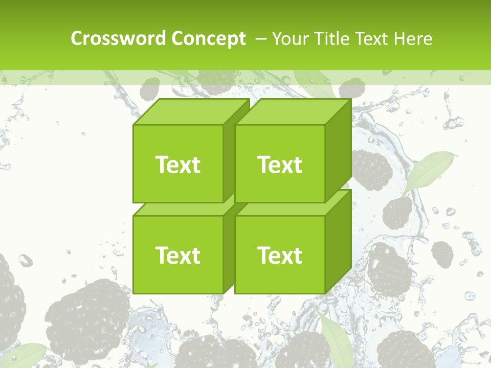 Birthday Food Cup PowerPoint Template