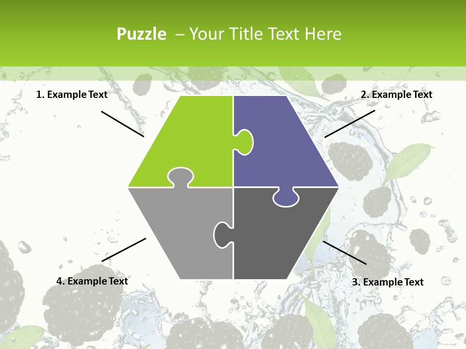 Birthday Food Cup PowerPoint Template