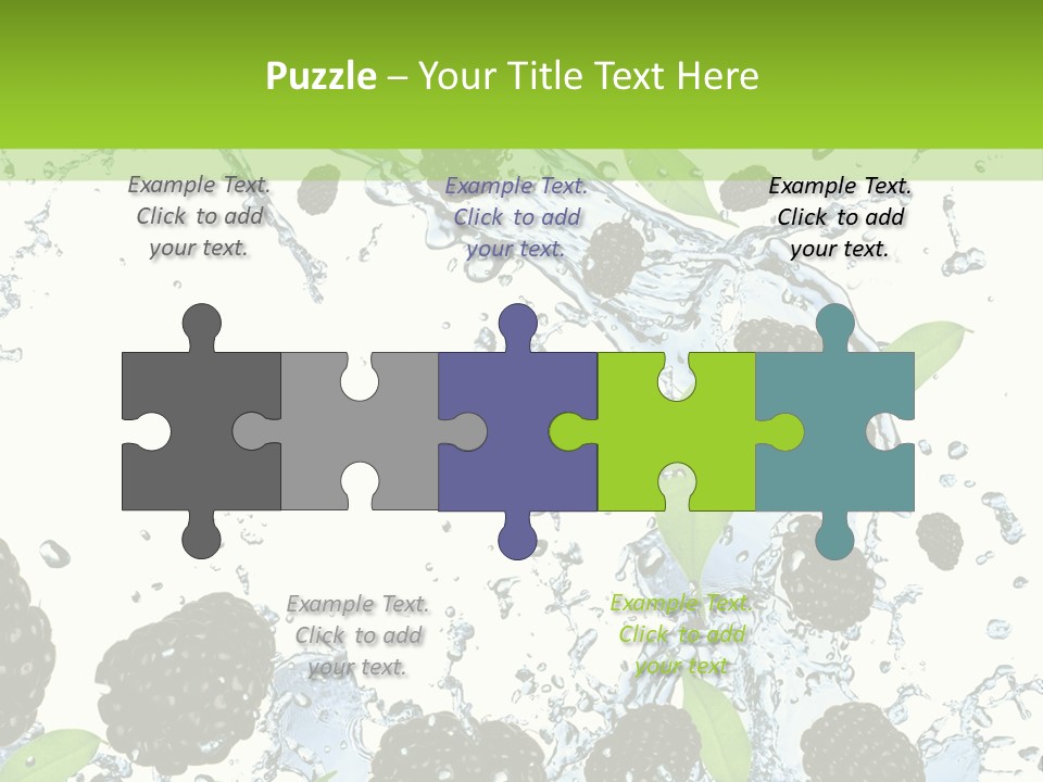 Birthday Food Cup PowerPoint Template