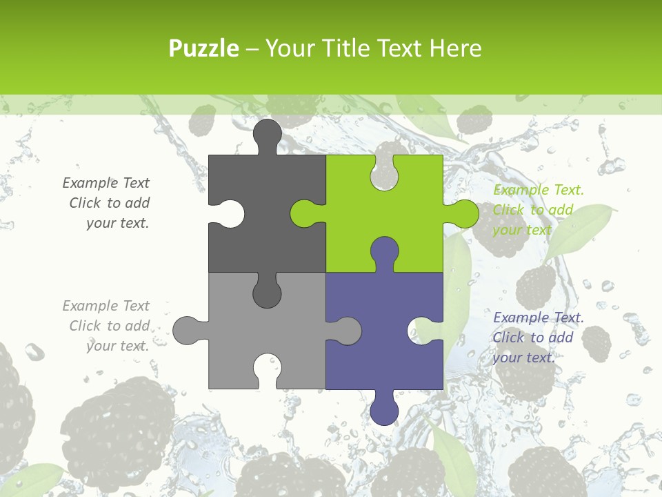 Birthday Food Cup PowerPoint Template