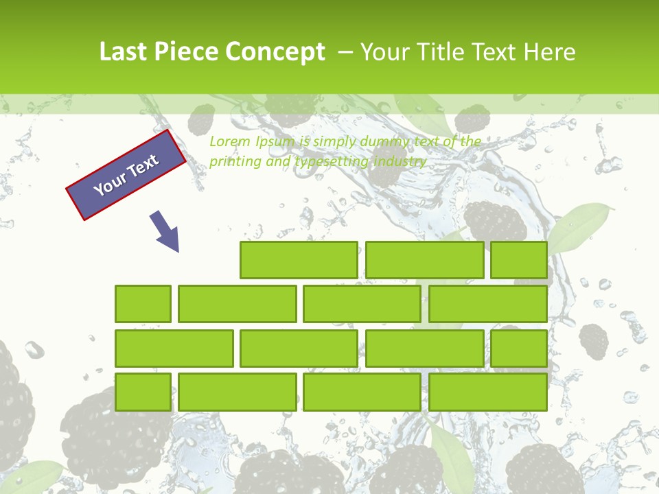 Birthday Food Cup PowerPoint Template