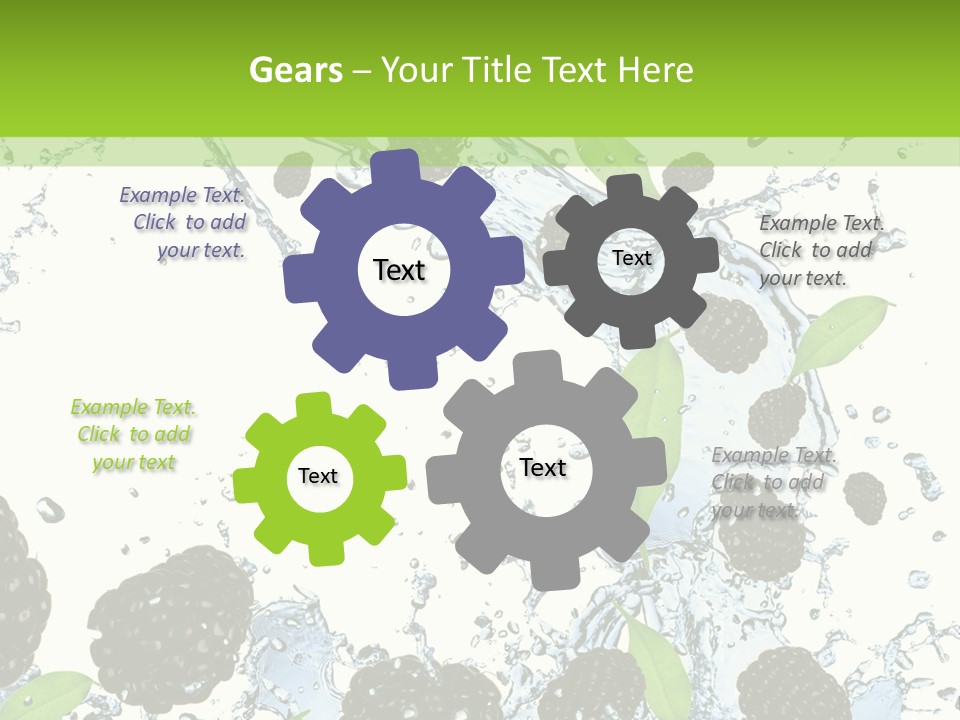 Birthday Food Cup PowerPoint Template