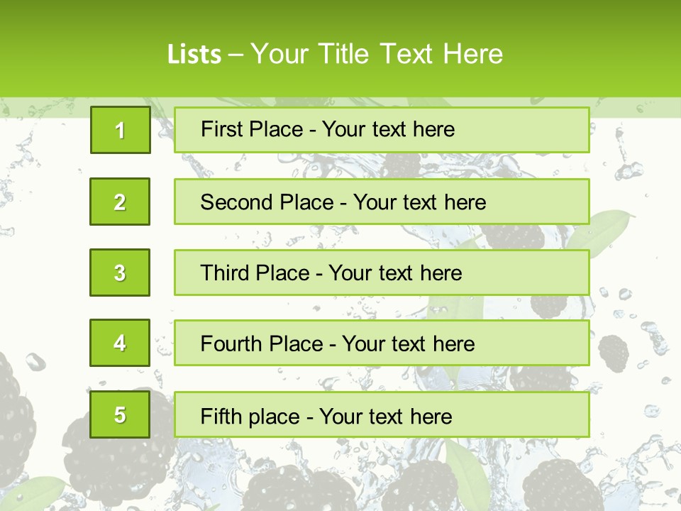 Birthday Food Cup PowerPoint Template