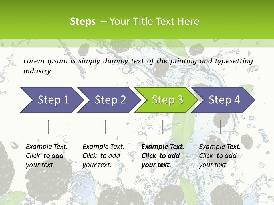 Birthday Food Cup PowerPoint Template