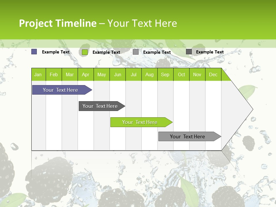 Birthday Food Cup PowerPoint Template