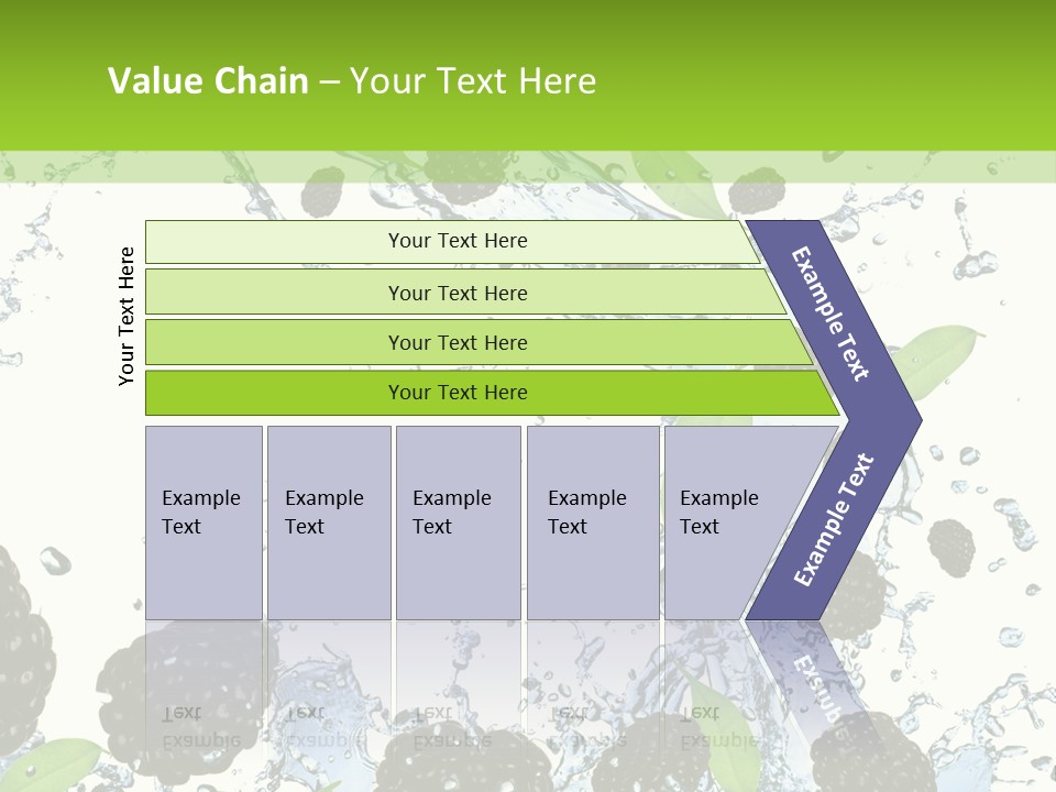 Birthday Food Cup PowerPoint Template