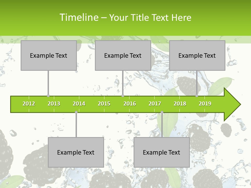 Birthday Food Cup PowerPoint Template