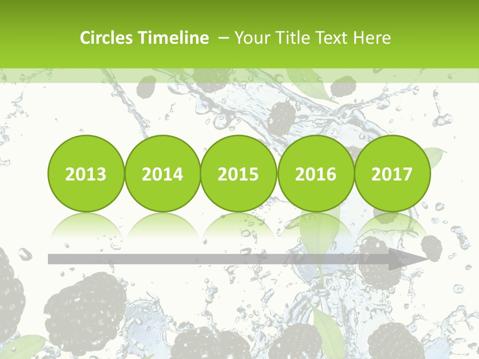 Birthday Food Cup PowerPoint Template