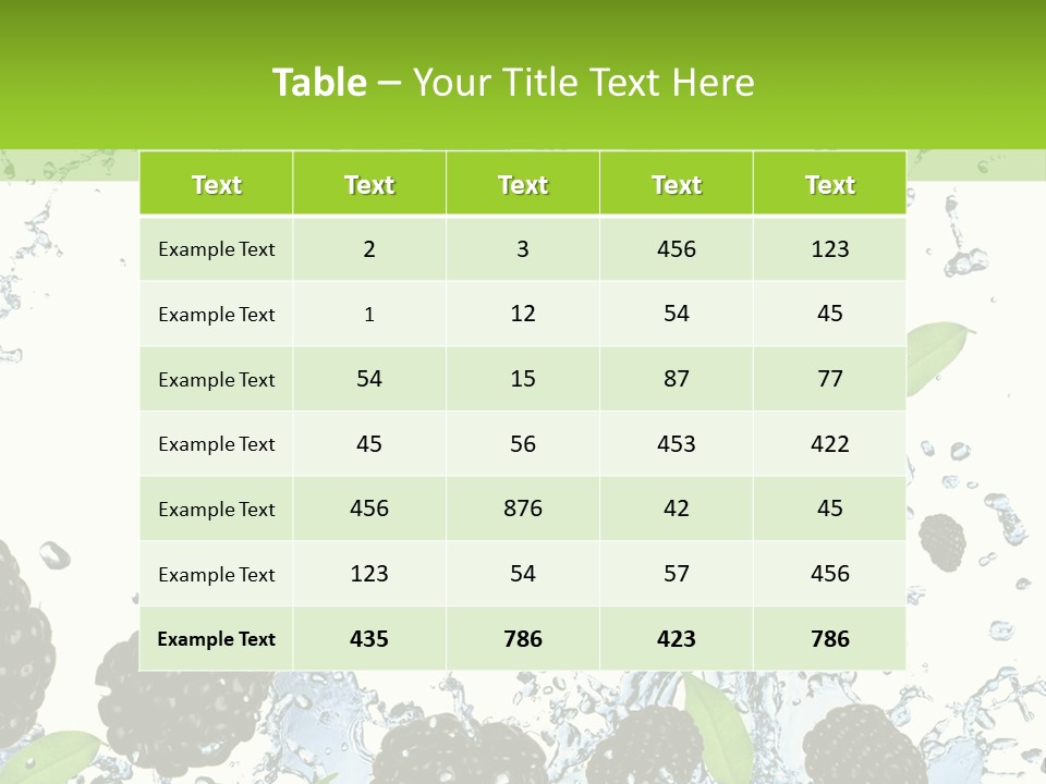 Birthday Food Cup PowerPoint Template