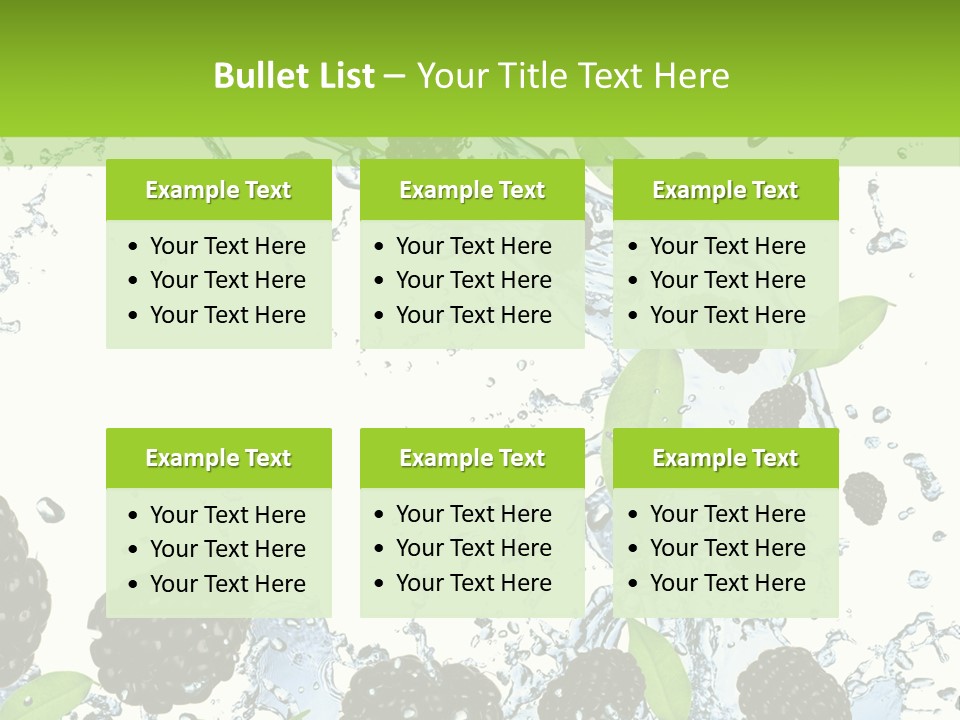 Birthday Food Cup PowerPoint Template