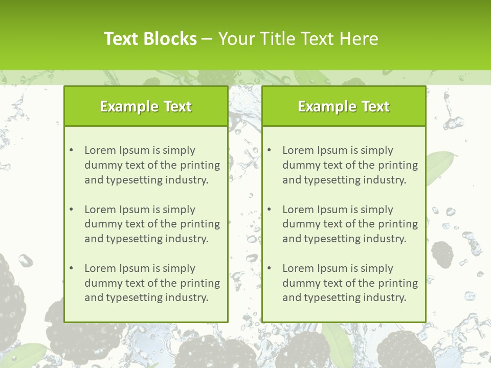 Birthday Food Cup PowerPoint Template