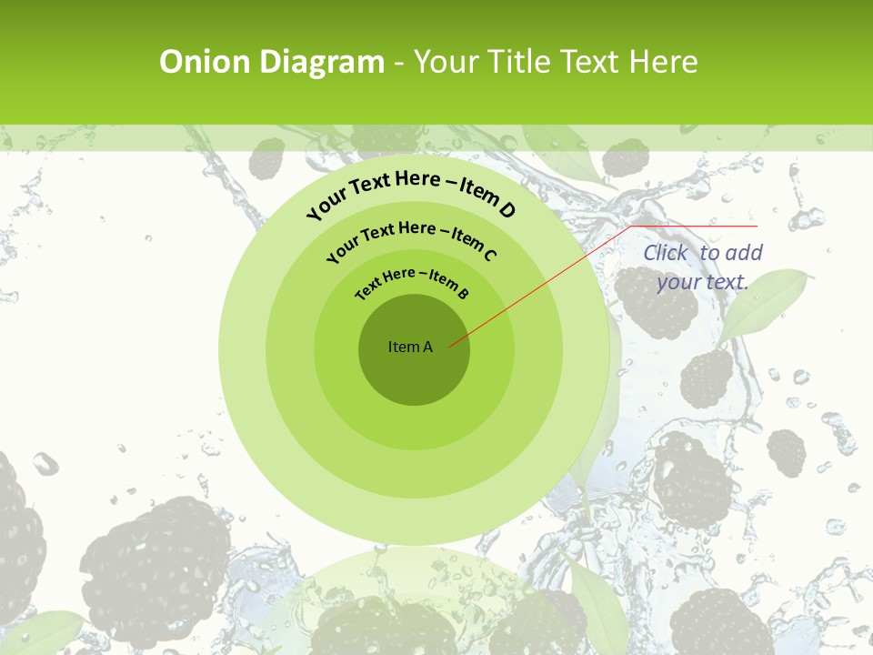 Birthday Food Cup PowerPoint Template