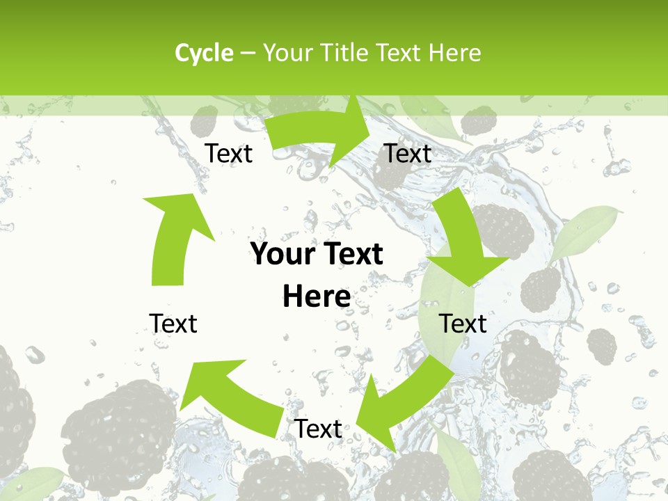 Birthday Food Cup PowerPoint Template