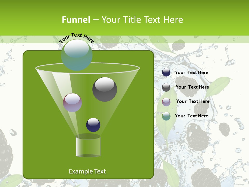 Birthday Food Cup PowerPoint Template