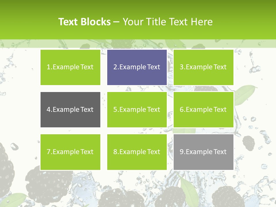 Birthday Food Cup PowerPoint Template