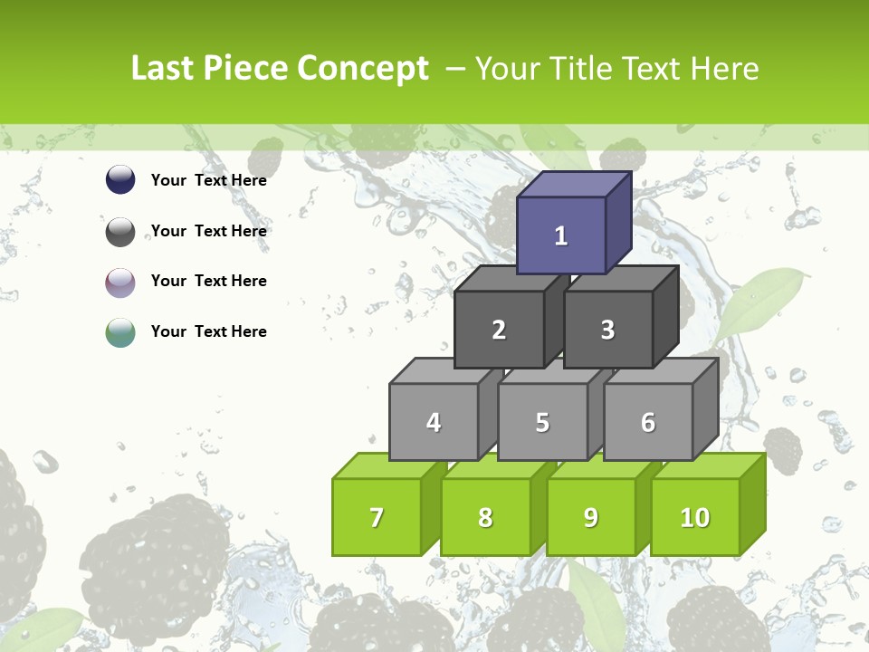 Birthday Food Cup PowerPoint Template