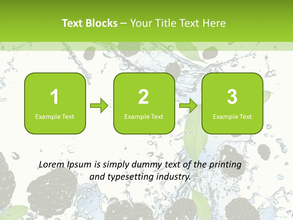 Birthday Food Cup PowerPoint Template