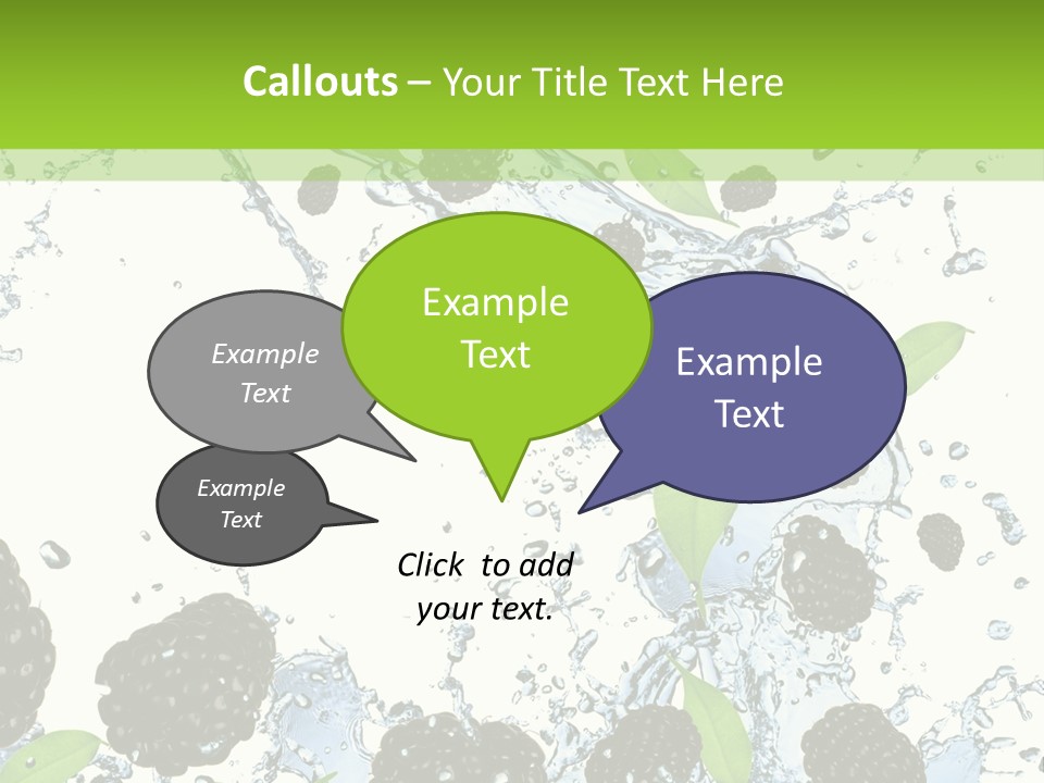 Birthday Food Cup PowerPoint Template