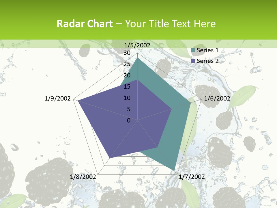 Birthday Food Cup PowerPoint Template